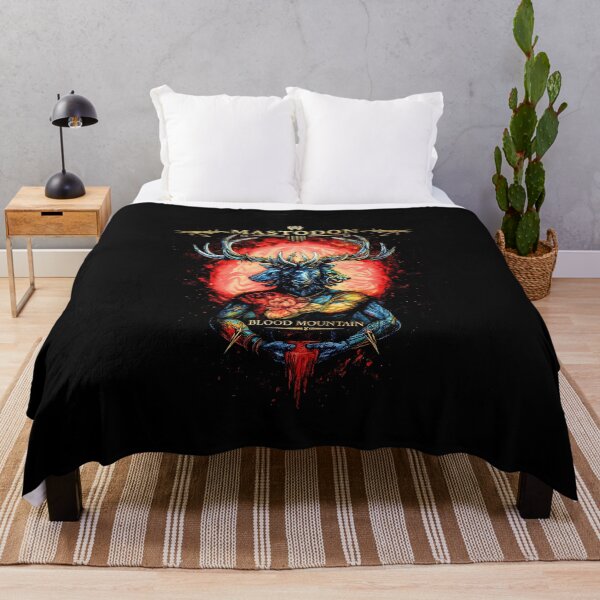 Item preview, Mastodon Blood Mountain Three-Headed Antlered Creature Artwork designed and sold by interdesigner.