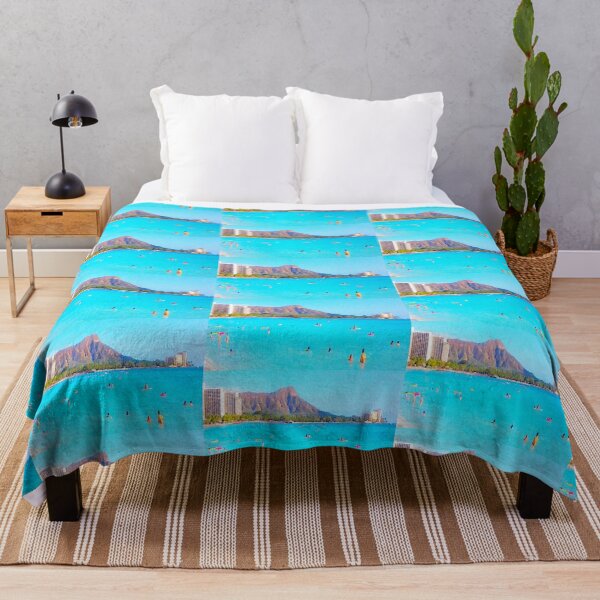 Item preview, Waikiki Beach and Diamond Head designed and sold by R-F-B.