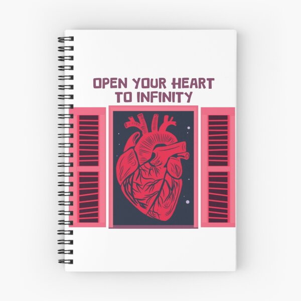 Item preview, Open Your Heart To Infinity - Cosmic Love Vibes Graphic designed and sold by MelBarrerahh.