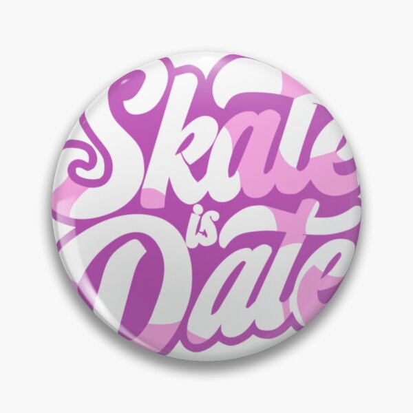 Item preview, Skate Is Date - Retro Roller Skating Vibes Graphic designed and sold by MelBarrerahh.