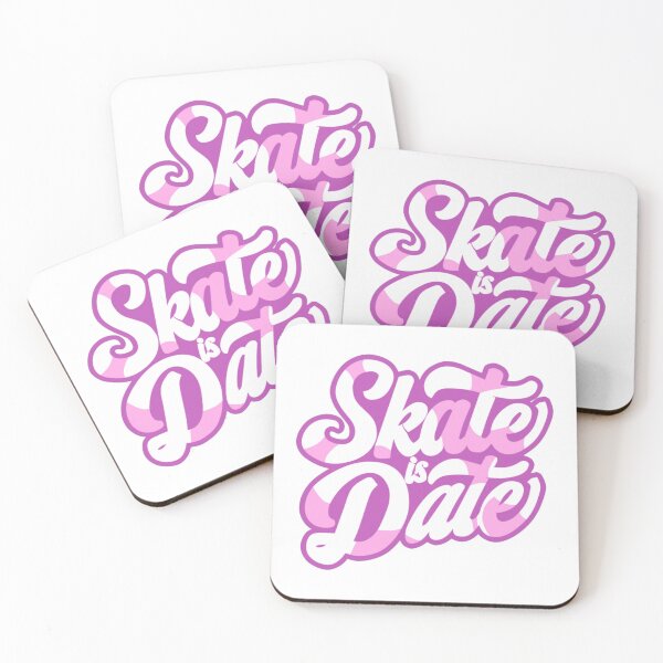 Item preview, Skate Is Date - Retro Roller Skating Vibes Graphic designed and sold by MelBarrerahh.