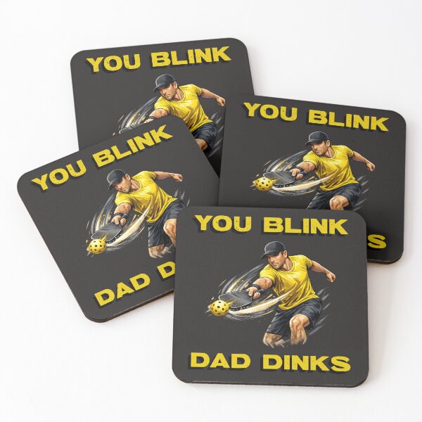Item preview, You Blink, Dad Dinks - Pickleball Dad Shirt designed and sold by GreyTee.