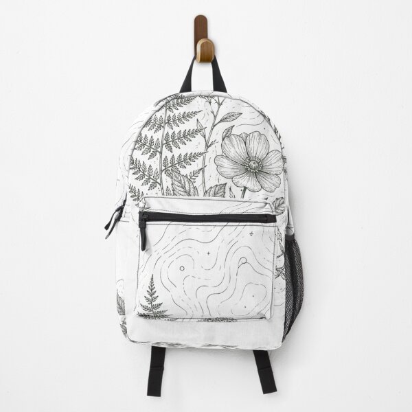 Item preview, Celestial Botanical Garden Mystical Wildflower Line Art designed and sold by Clean Print Goods.