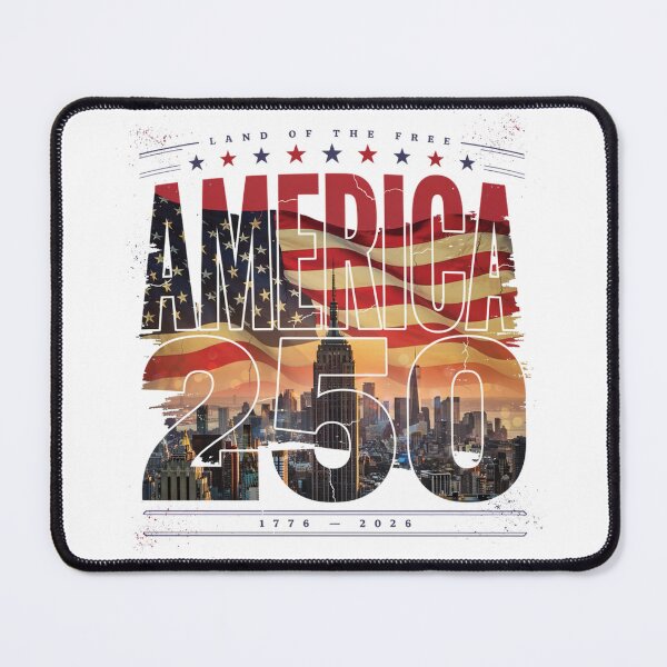 Item preview, America 250 New York City Semiquincentennial 1776 - 2026 Vintage Flag Skyline v4 designed and sold by DarylWelsh2024.