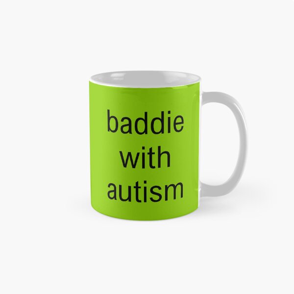Item preview, baddie with autism brat text designed and sold by lydsshop.