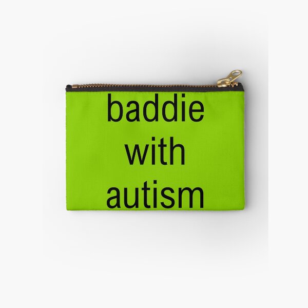Item preview, baddie with autism brat text designed and sold by lydsshop.