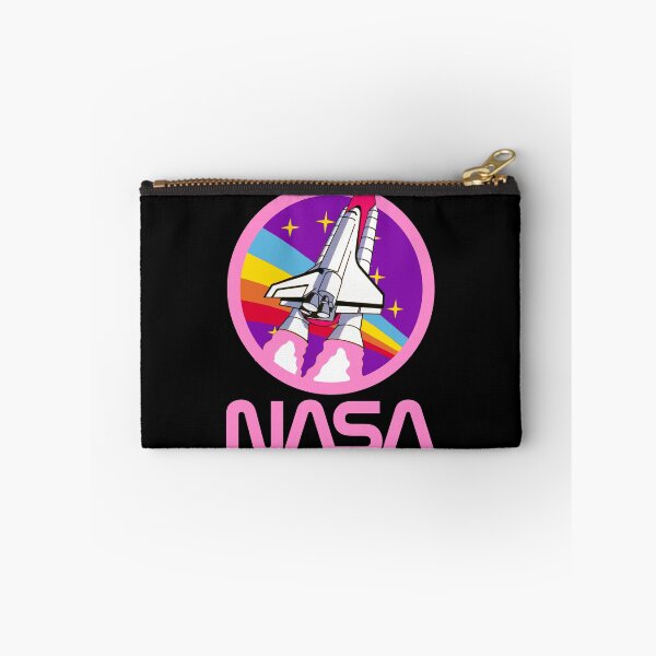 Item preview, Vintage Nerdy NASA Worm Logo Rocket Space Science Teacher Pink Text designed and sold by MathWare MathClips.