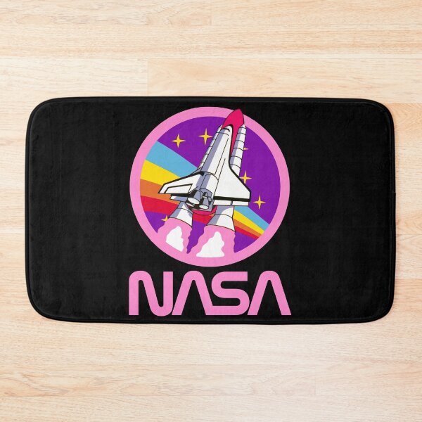 Item preview, Vintage Nerdy NASA Worm Logo Rocket Space Science Teacher Pink Text designed and sold by MathWare MathClips.