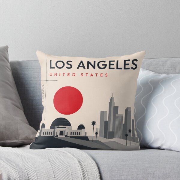 Item preview, Los Angeles swiss style poster designed and sold by CMYKStudio.
