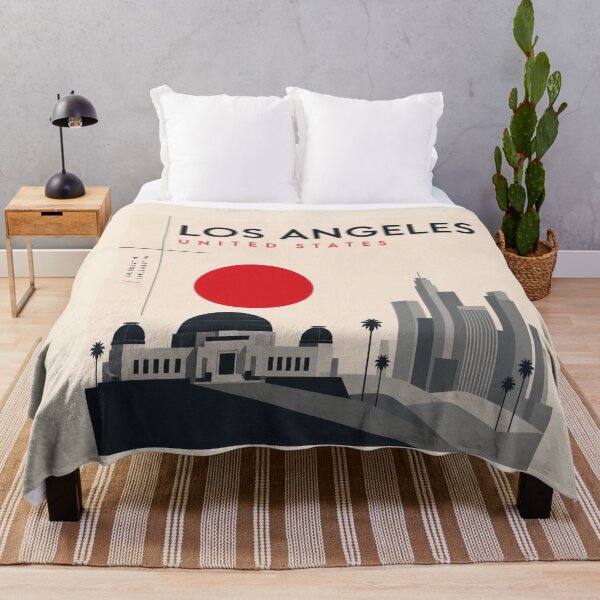 Item preview, Los Angeles swiss style poster designed and sold by CMYKStudio.