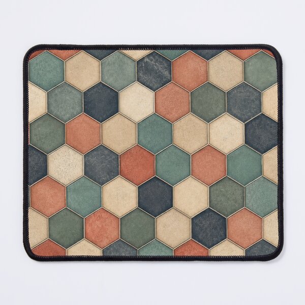 Item preview, Rustic Multicolor Enchanted Nordic Tile Mosaic designed and sold by scicilysimonee.