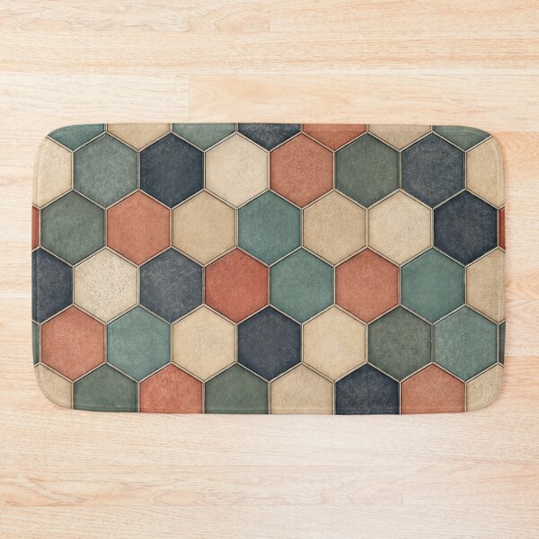 Item preview, Rustic Multicolor Enchanted Nordic Tile Mosaic designed and sold by scicilysimonee.