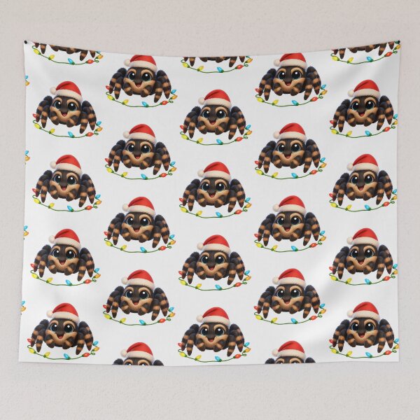 Item preview, Christmas Zebra Tarantula designed and sold by Sillytoe.