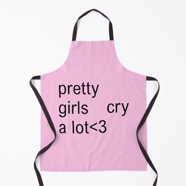 Item preview, pretty girls cry a lot text designed and sold by lydsshop.