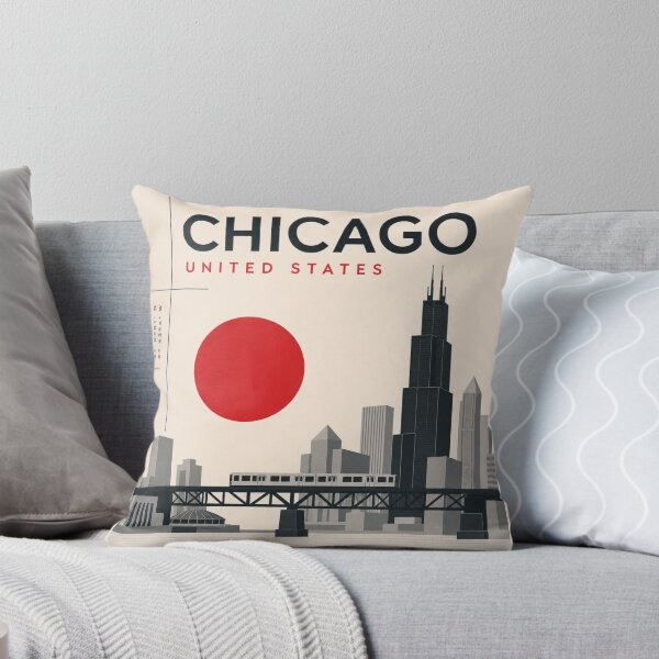 Item preview, Chicago swiss style poster designed and sold by CMYKStudio.
