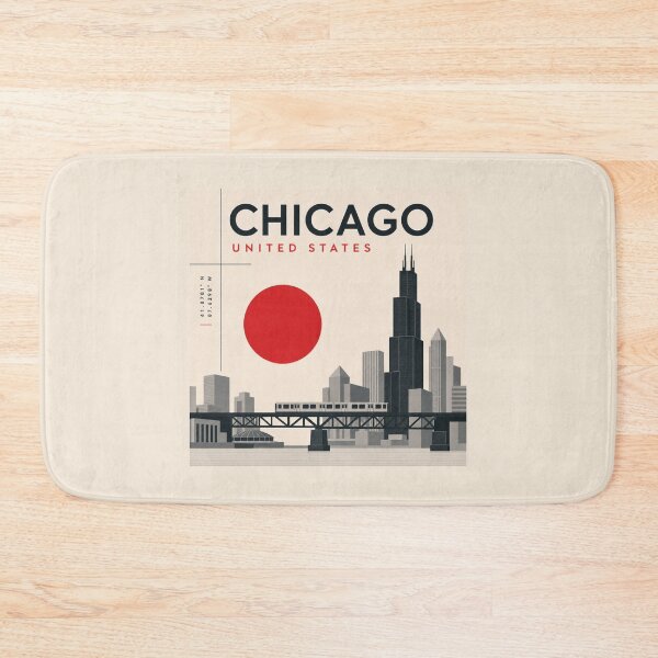 Item preview, Chicago swiss style poster designed and sold by CMYKStudio.