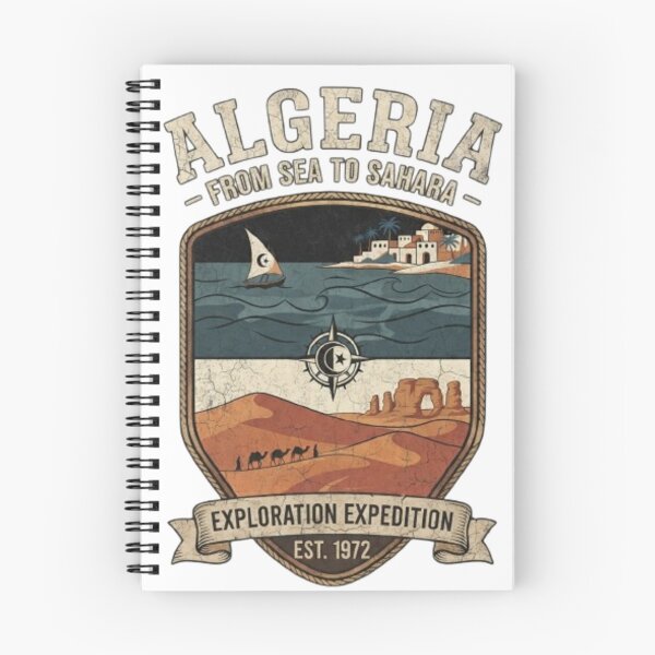 Item preview, Algeria Travel Vintage Shirt – Algeria Tourism, Sahara Desert & Algerian Heritage Travel Souvenir designed and sold by zdzdesigner.
