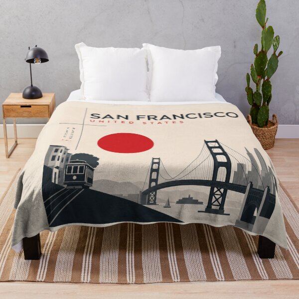 Item preview, San Francisco swiss style poster designed and sold by CMYKStudio.