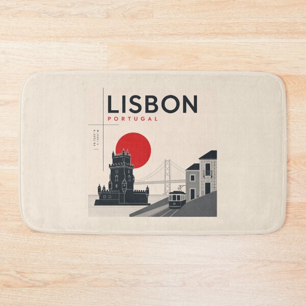 Item preview, Lisbon swiss style poster designed and sold by CMYKStudio.