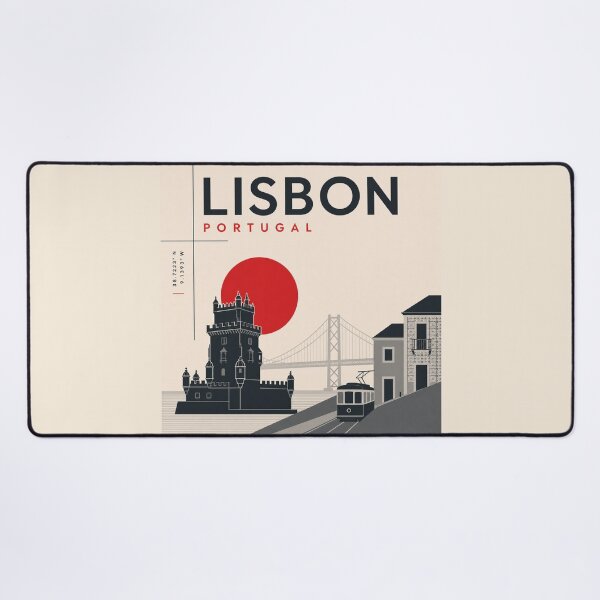 Item preview, Lisbon swiss style poster designed and sold by CMYKStudio.