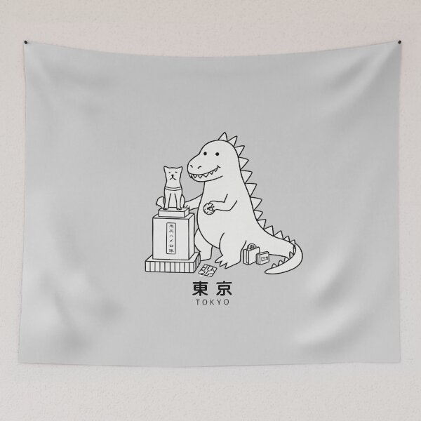 Item preview, Tokyo Kaiju Meets Hachiko – Cute Japanese City Adventure designed and sold by YunsCozyCorner.