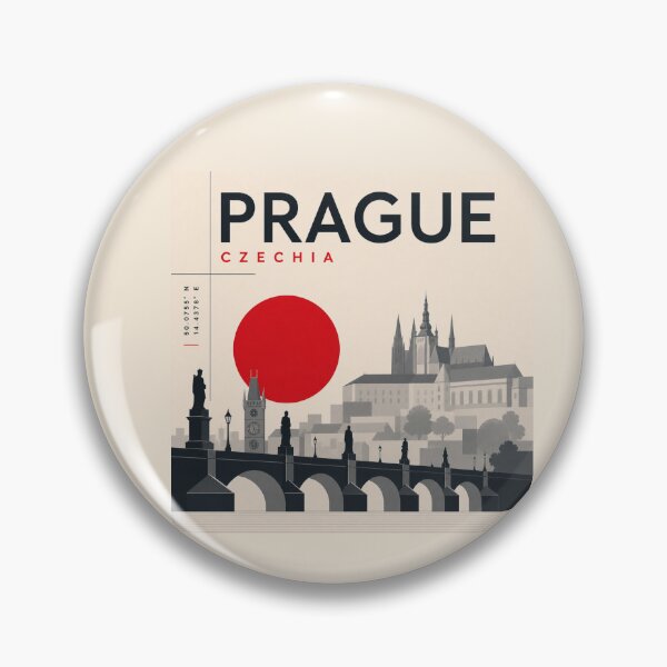 Item preview, Prague swiss style poster designed and sold by CMYKStudio.