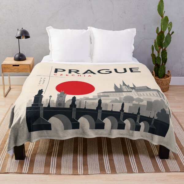 Item preview, Prague swiss style poster designed and sold by CMYKStudio.