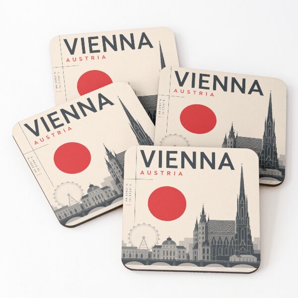 Item preview, Vienna swiss style poster designed and sold by CMYKStudio.