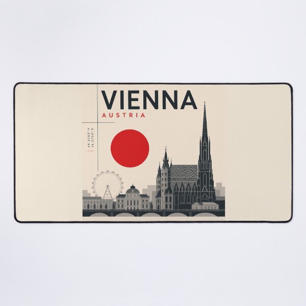 Item preview, Vienna swiss style poster designed and sold by CMYKStudio.