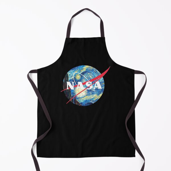 Item preview, Vintage Nerdy NASA Meatball Logo Starry Night designed and sold by MathWare MathClips.