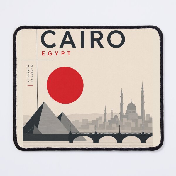 Item preview, Cairo swiss style poster designed and sold by CMYKStudio.