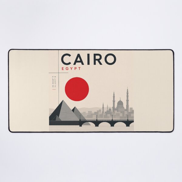 Item preview, Cairo swiss style poster designed and sold by CMYKStudio.