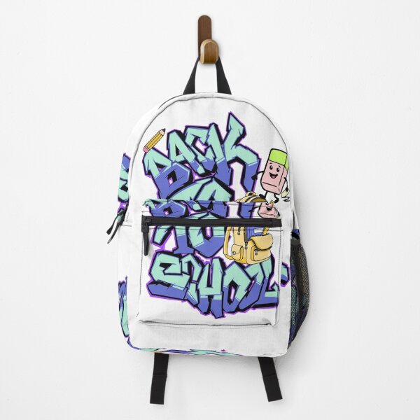 Item preview, Back to School Cute School Supplies Backpack & Eraser Design designed and sold by Daily Mood Studio.