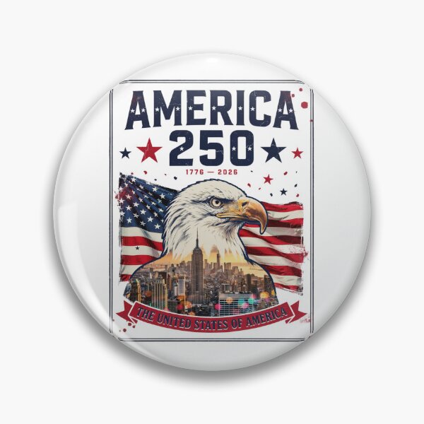 Item preview, America 250 New York City Semiquincentennial 1776 - 2026 Vintage Flag Skyline v5 designed and sold by DarylWelsh2024.