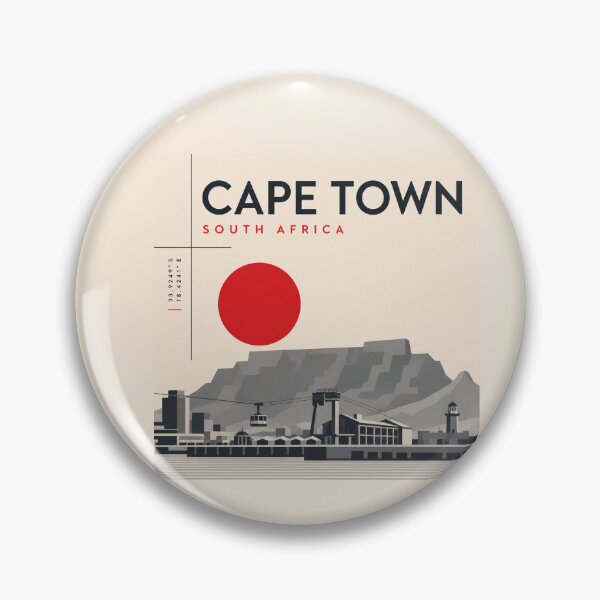 Item preview, Cape Town swiss style poster designed and sold by CMYKStudio.
