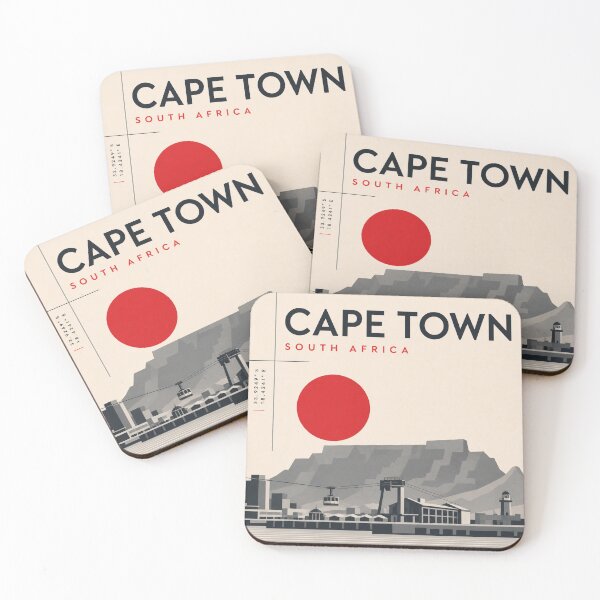 Item preview, Cape Town swiss style poster designed and sold by CMYKStudio.