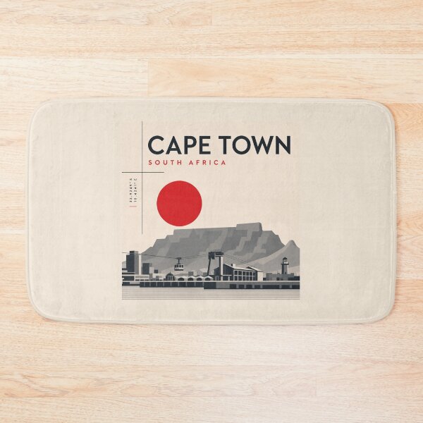 Item preview, Cape Town swiss style poster designed and sold by CMYKStudio.