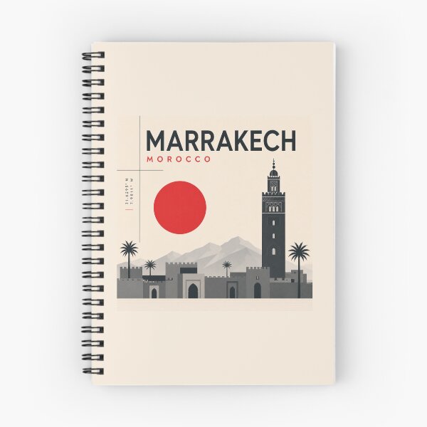 Item preview, Marrakech swiss style poster designed and sold by CMYKStudio.