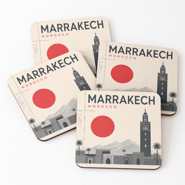 Item preview, Marrakech swiss style poster designed and sold by CMYKStudio.