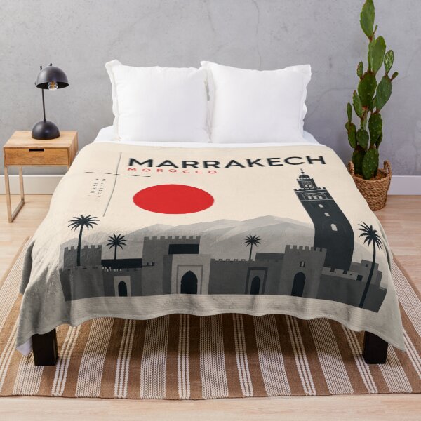 Item preview, Marrakech swiss style poster designed and sold by CMYKStudio.