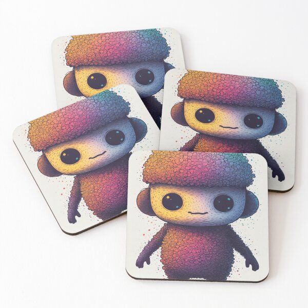 Item preview, Rainbow mushroom character with big, cute eyes designed and sold by Mianku | Für das Leben.