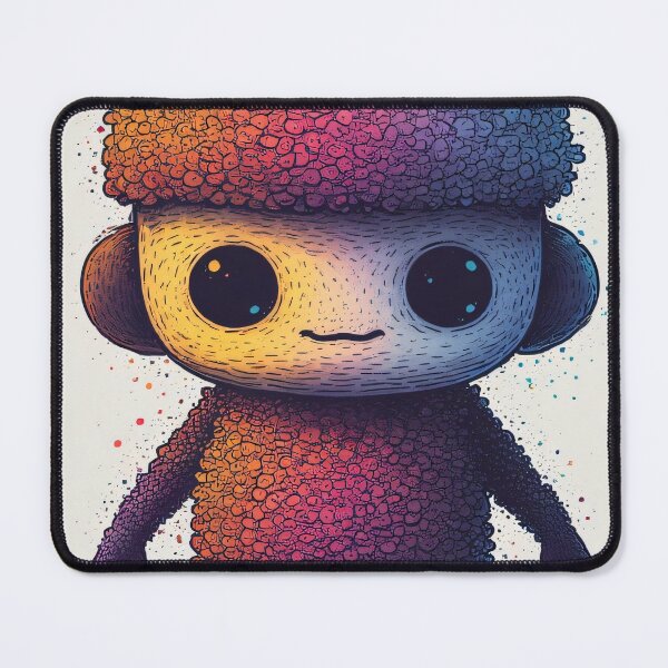 Item preview, Rainbow mushroom character with big, cute eyes designed and sold by Mianku | Für das Leben.