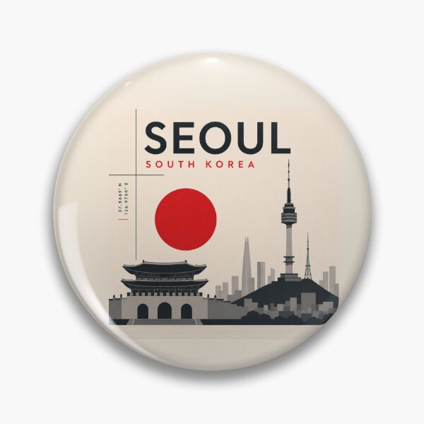 Item preview, Seoul swiss style poster designed and sold by CMYKStudio.