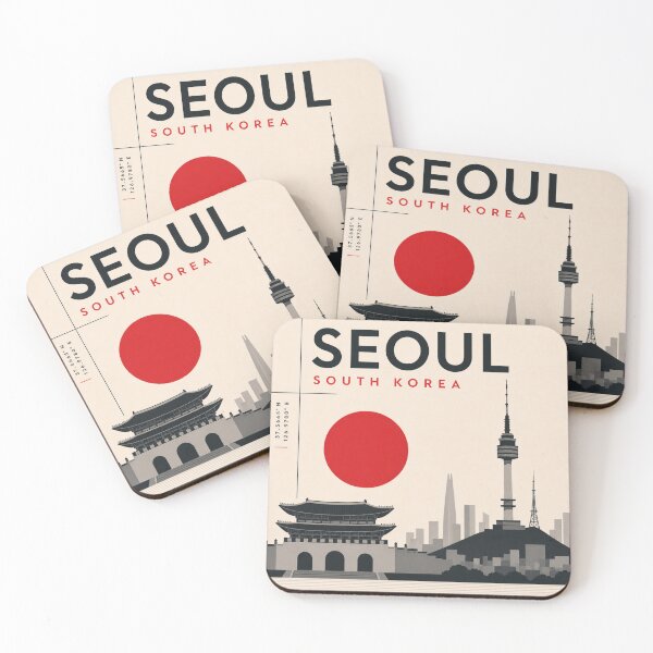 Item preview, Seoul swiss style poster designed and sold by CMYKStudio.