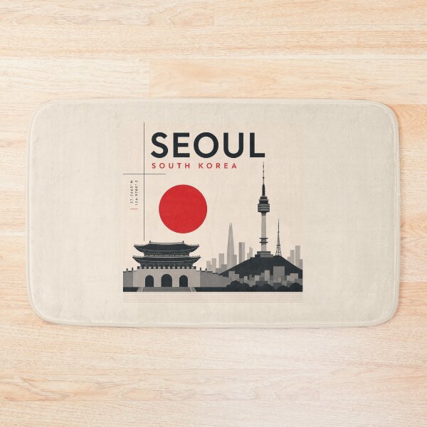 Item preview, Seoul swiss style poster designed and sold by CMYKStudio.