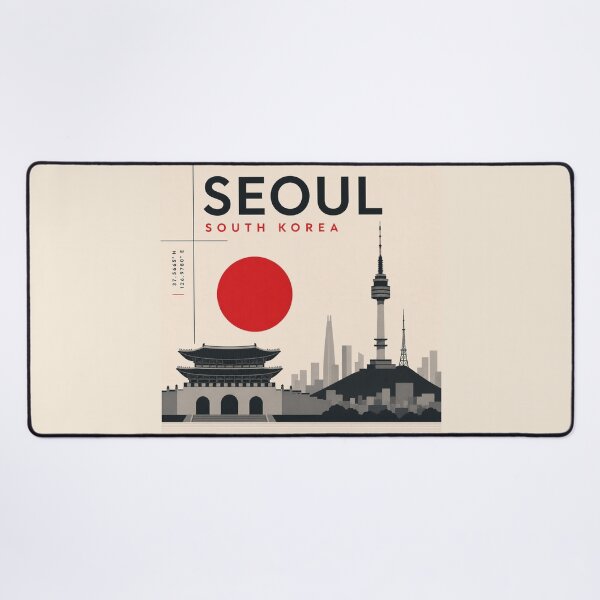 Item preview, Seoul swiss style poster designed and sold by CMYKStudio.