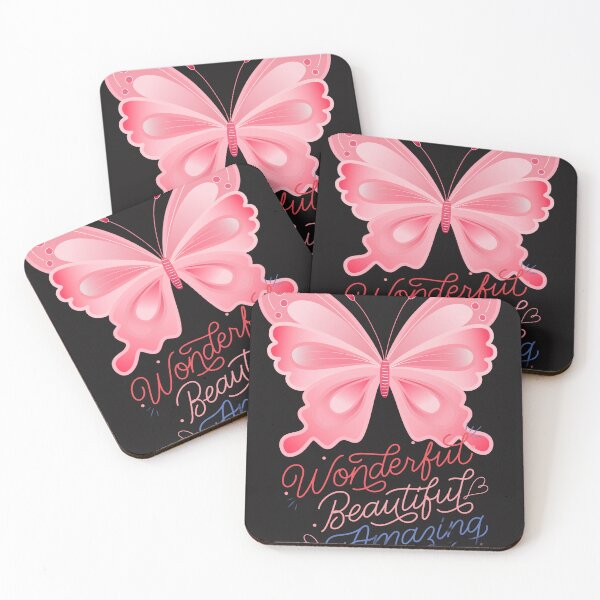 Item preview, Wonderful Beautiful Amazing Pink Butterfly Aesthetic Shirt designed and sold by MariaPCMaria.
