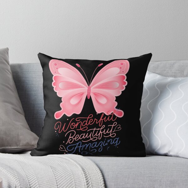 Item preview, Wonderful Beautiful Amazing Pink Butterfly Aesthetic Shirt designed and sold by MariaPCMaria.