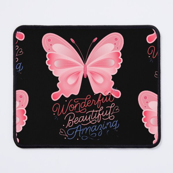 Item preview, Wonderful Beautiful Amazing Pink Butterfly Aesthetic Shirt designed and sold by MariaPCMaria.