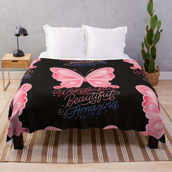 Item preview, Wonderful Beautiful Amazing Pink Butterfly Aesthetic Shirt designed and sold by MariaPCMaria.